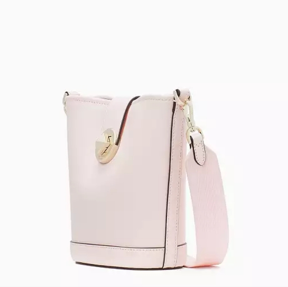 KATE SPADE Audrey Mini Bucket Bag Light Rosebud Pink $329 - Picture 3 of 15